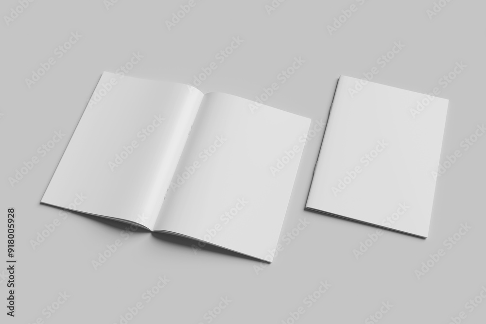 Blank A4 magazine brochure mockup Blank A4 magazine brochure mockup