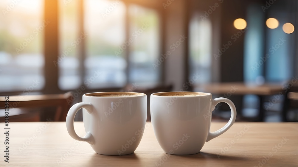 white coffee cup on wooden table with steam coming out, International coffee day, 1st october, leisure time, free time tea white coffee cup on wooden table with steam coming out, International coffee day, 1st october, leisure time, free time tea