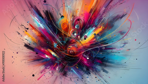 Scratch brush abstract background