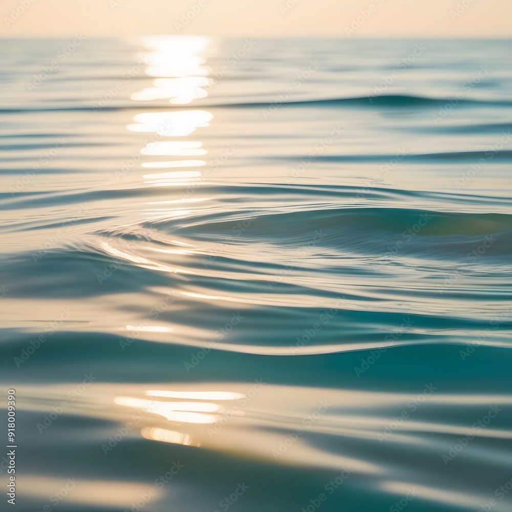 a body of water with a sun in the background and a blurry image of the ocean with a wave. a body of water with a sun in the background and a blurry image of the ocean with a wave.