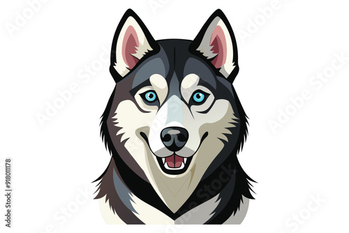 the dog silhouette vector illustration.eps