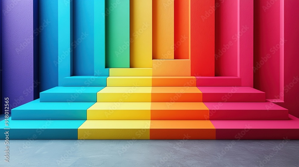 Fototapeta premium business + marketing + profit, Dynamic colors blend, copy space for text , realistic photo high detailed