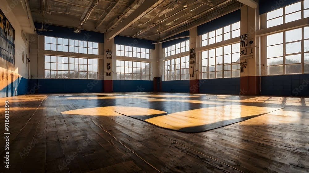gymnasium with mats gymnasium with mats