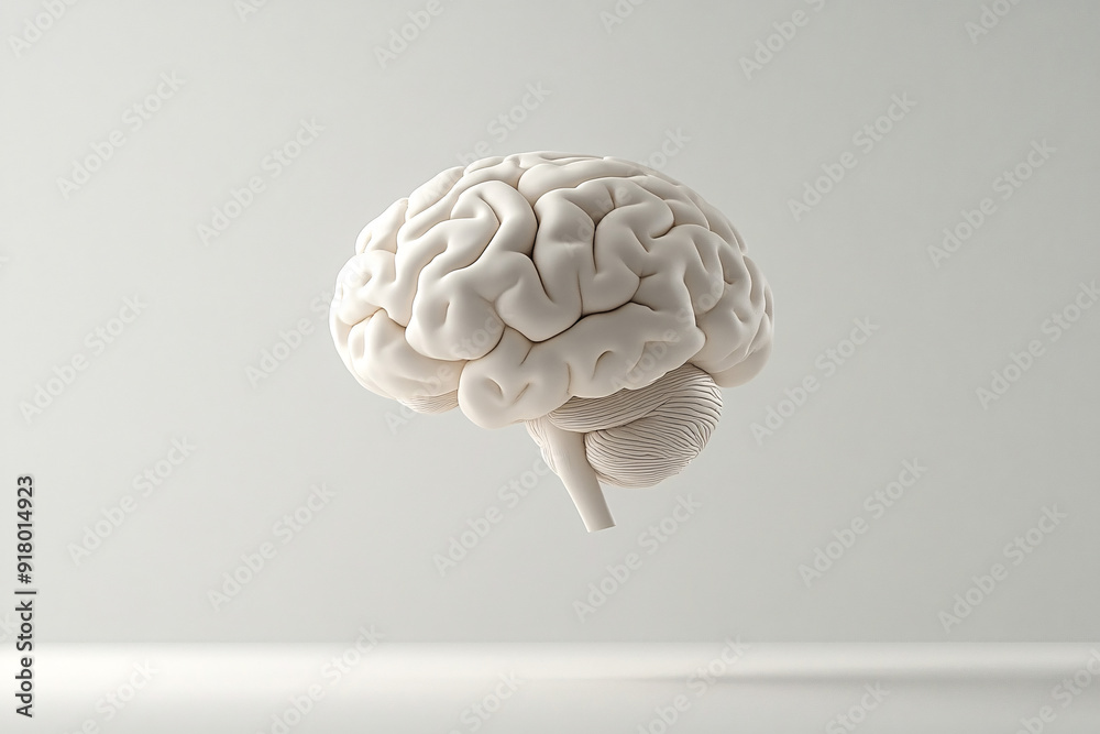 AI human brain, microchip in a brain, brain and computer AI human brain, microchip in a brain, brain and computer