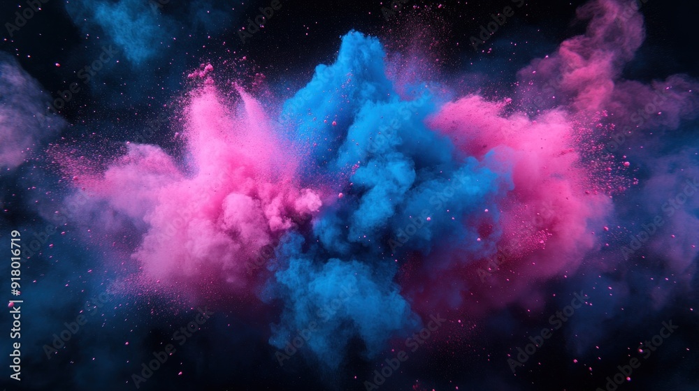 Obraz premium Abstract Colorful Explosion