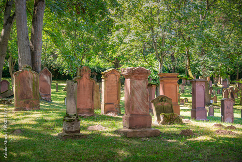 Old Jewish Cemetery Judensand at the ShUM Site in Mainz, Germany - UNESCO World Heritage Site