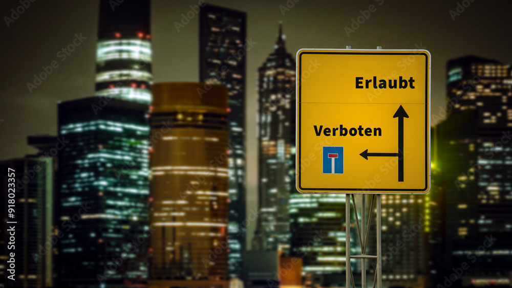 Signposts the direct way to Allowed versus Forbidden Signposts the direct way to Allowed versus Forbidden