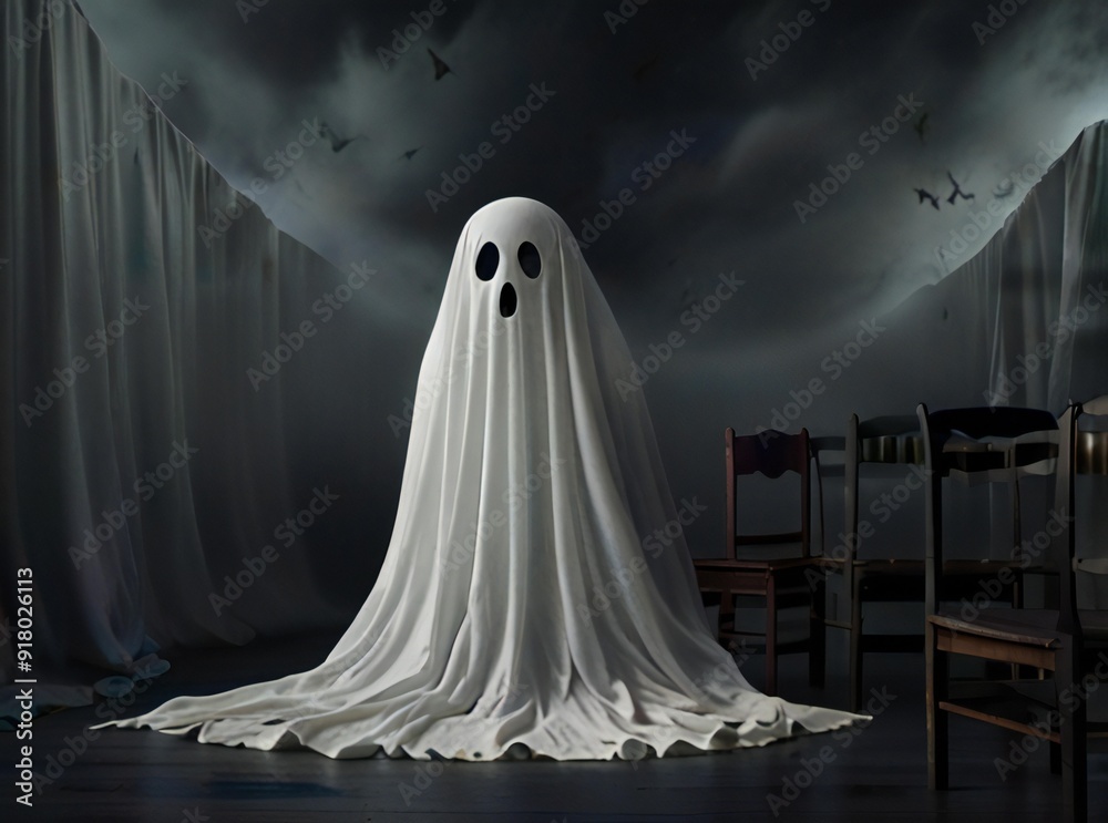 scary halloween ghost