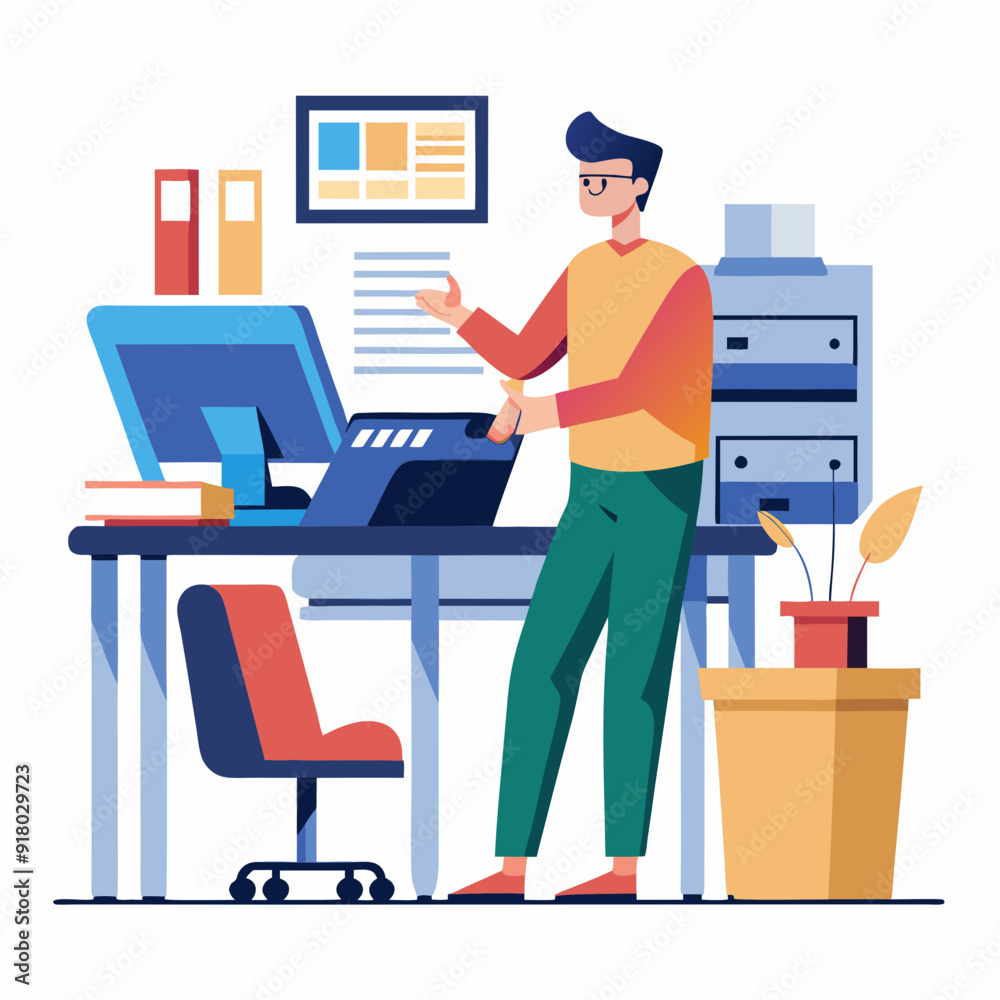 a-person-working-with-printer--in-the-office a-person-working-with-printer--in-the-office