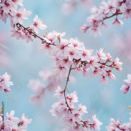 Wallpaper Mural pink cherry blossom Torontodigital.ca