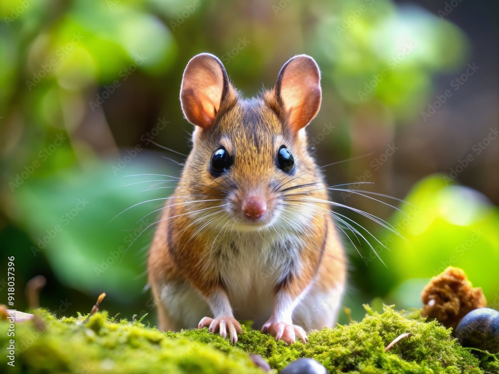 Adorable small rodent with slender body, bushy tail, and large eyes, showcasing soft silky fur in various thicknesses and colors, surrounded by nature. Adorable small rodent with slender body, bushy tail, and large eyes, showcasing soft silky fur in various thicknesses and colors, surrounded by nature.