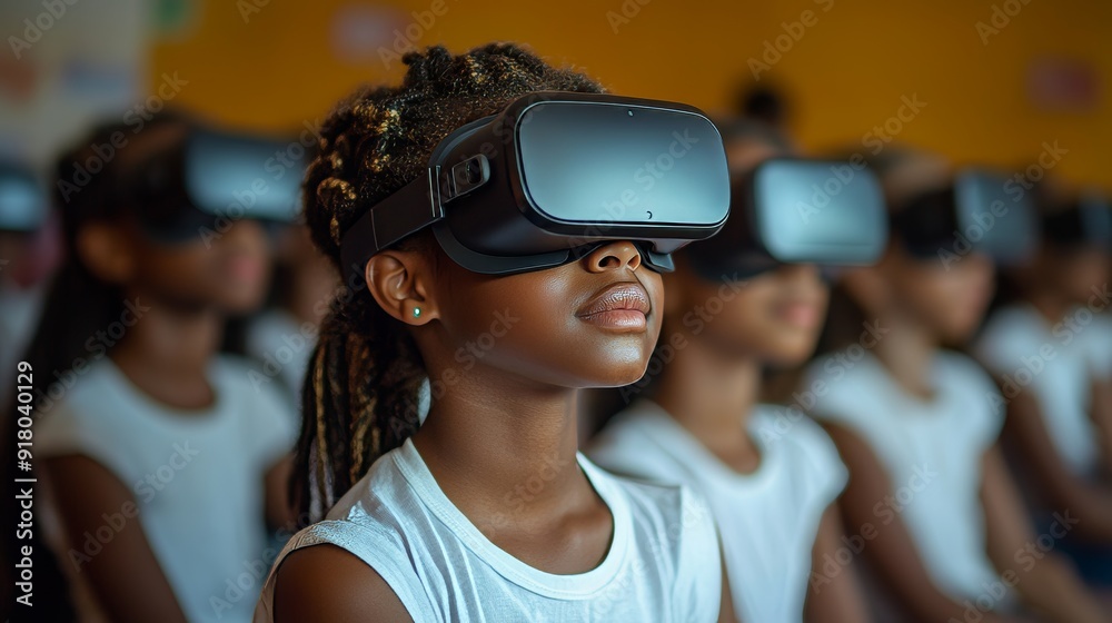 Students Using Virtual Reality Glasses in Learning Environment Generative AI Students Using Virtual Reality Glasses in Learning Environment Generative AI