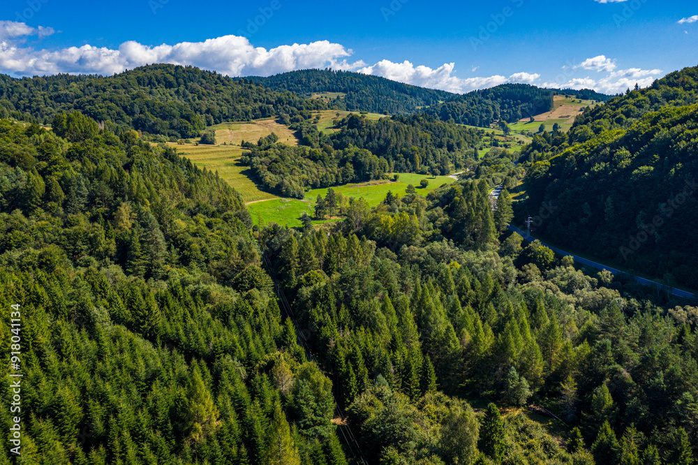 Góry Leluchowskie, Beskid Sądecki, Małopolska, Poland, EU Góry Leluchowskie, Beskid Sądecki, Małopolska, Poland, EU