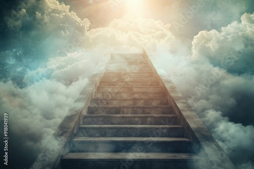 Ladder to Heaven's Glory: A Spiritual Ascent Reflecting 1 Corinthians 2:9, Unseen Wonders Prepared by God for Those Who Love Him.