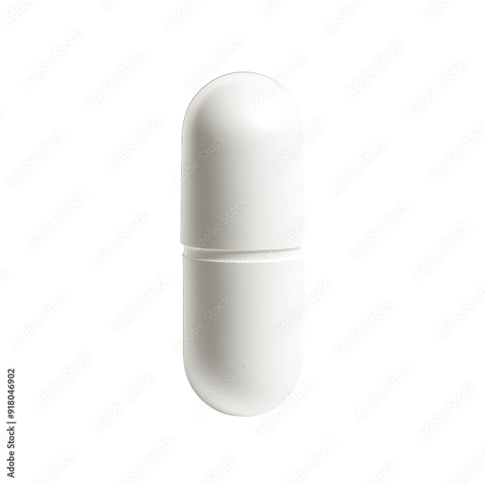 white pill isolated white pill isolated