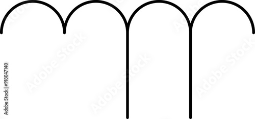 Electronic circuit symbols. Graphic symbols for electrical components in schematic circuit diagrams. Vector .