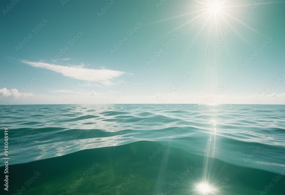 ight from heaven, bright sunlight with reflection in sea ight from heaven, bright sunlight with reflection in sea