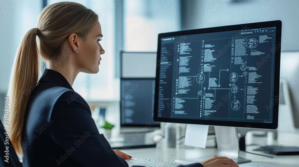 Virtual Job Interview Webcast Using Online Video Conferencing, Technology Concepts and Smart Work