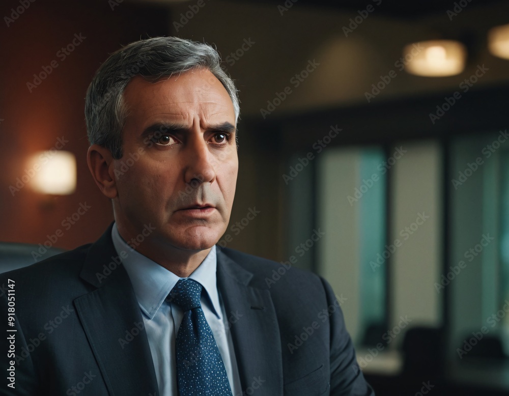 portrait of a confused business man portrait of a confused business man