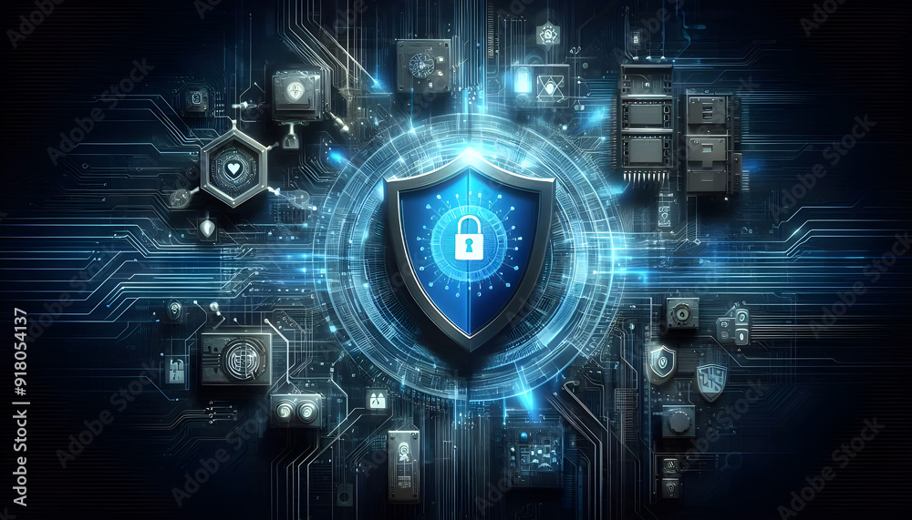 Obraz premium technology background