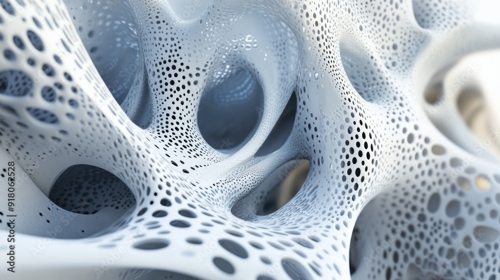 Abstract White 3D Render Abstract White 3D Render