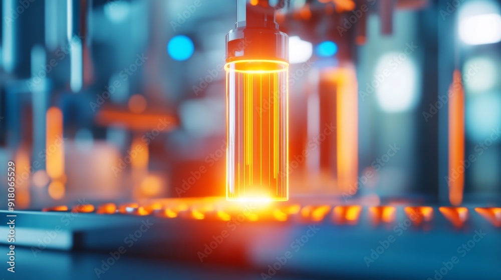 Cutting-Edge Testing of Solid-State Lithium Battery with Thermal Imaging in High-Tech Lab Cutting-Edge Testing of Solid-State Lithium Battery with Thermal Imaging in High-Tech Lab