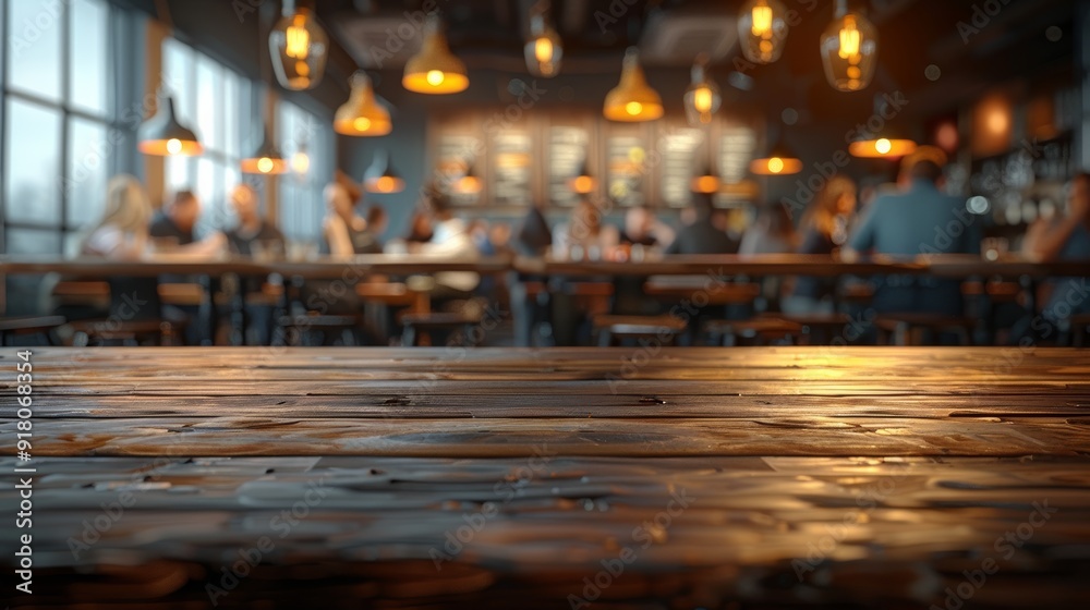 Cozy indoor restaurant with warm lighting and patrons enjoying meals at wooden tables Cozy indoor restaurant with warm lighting and patrons enjoying meals at wooden tables