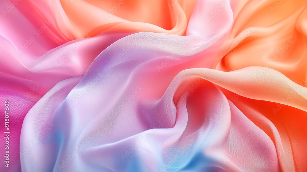 Obraz premium Chiffon Fabric Texture for Fashion Design or Sewing Projects Generative AI