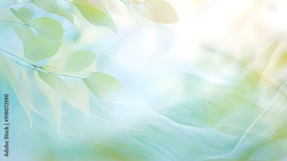 abstract backdrop with breeze through leaves of trees abstract backdrop with breeze through leaves of trees