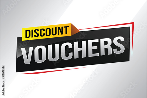 discount voucher vouchers special offer poster banner graphic design icon logo sign symbol social media website coupon advertising store shop online, website, landing page

