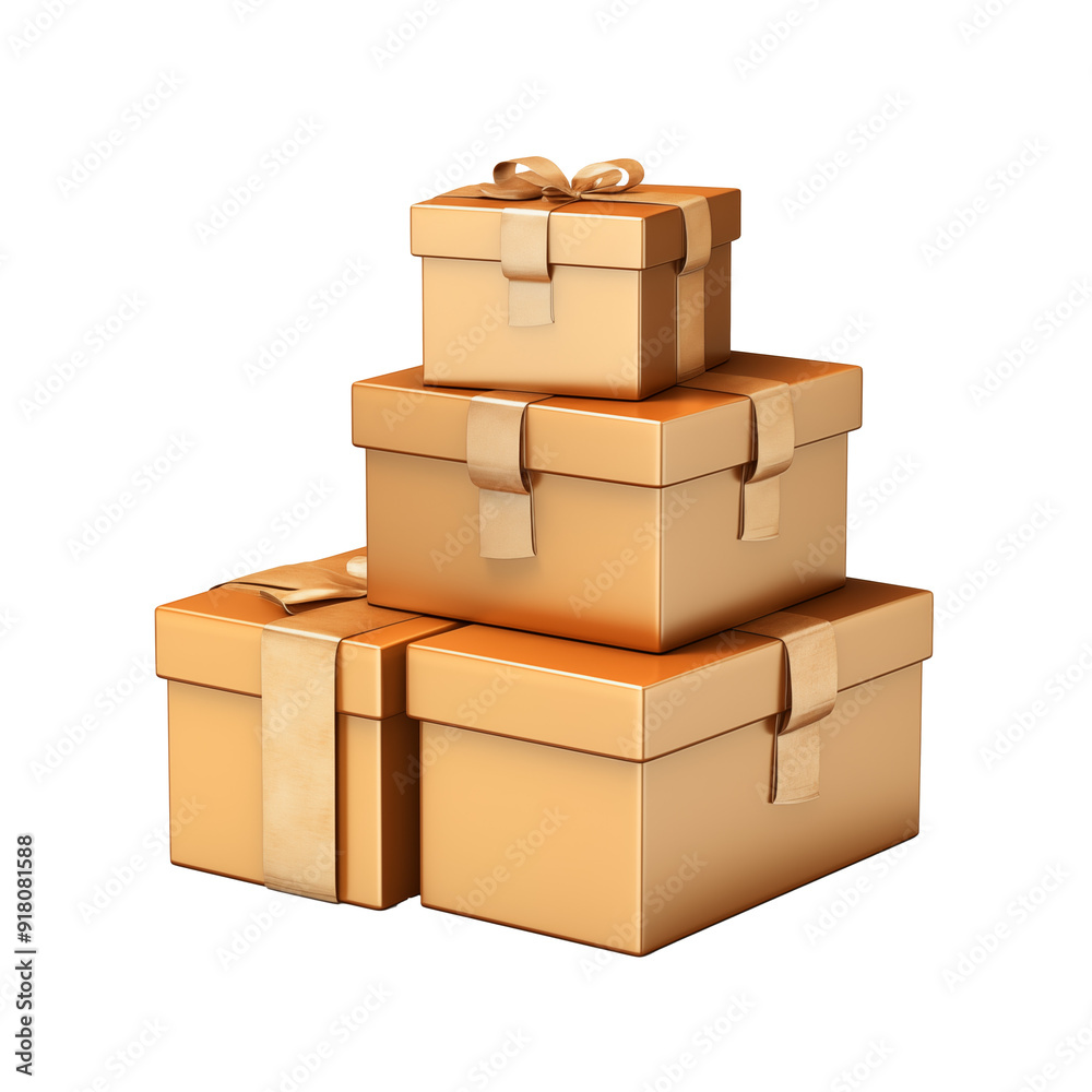 Obraz premium golden gift box