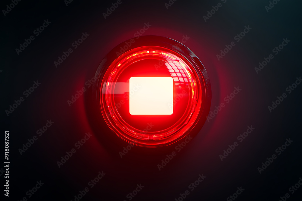 A logo symbol of an emergency siren with a red flashing light, representing a medical alarm or emergency alert. A logo symbol of an emergency siren with a red flashing light, representing a medical alarm or emergency alert.