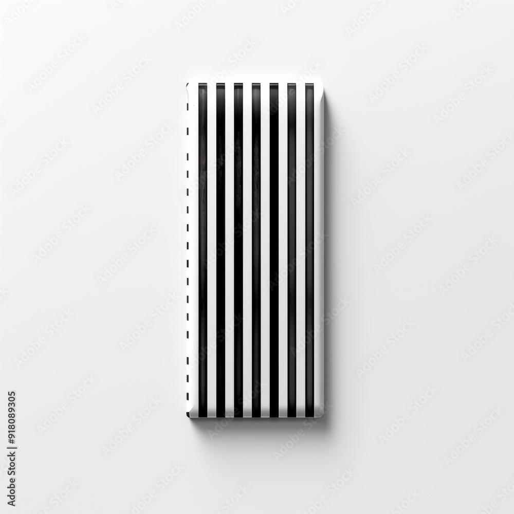 Black and White Striped Pattern on White Background Black and White Striped Pattern on White Background