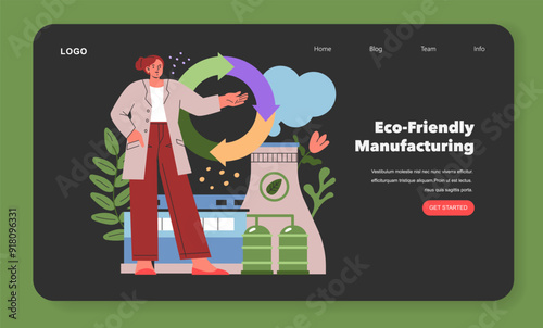 Ethical Cosmetics. Flat Vector Illustration