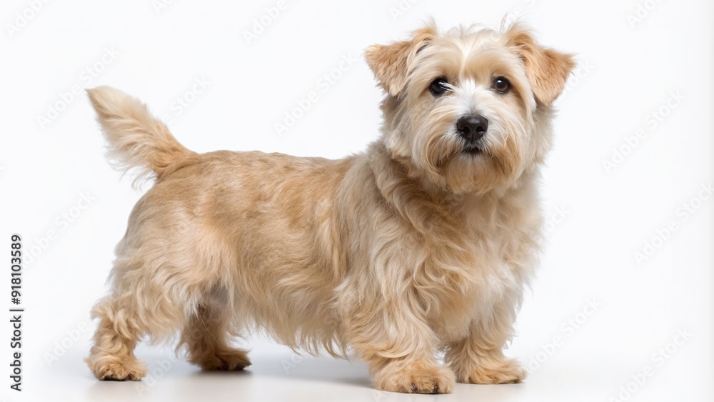 Glen Of Imaal Terrier full body clearly photo on white background , Glen Of Imaal Terrier full body clearly photo on white background ,
