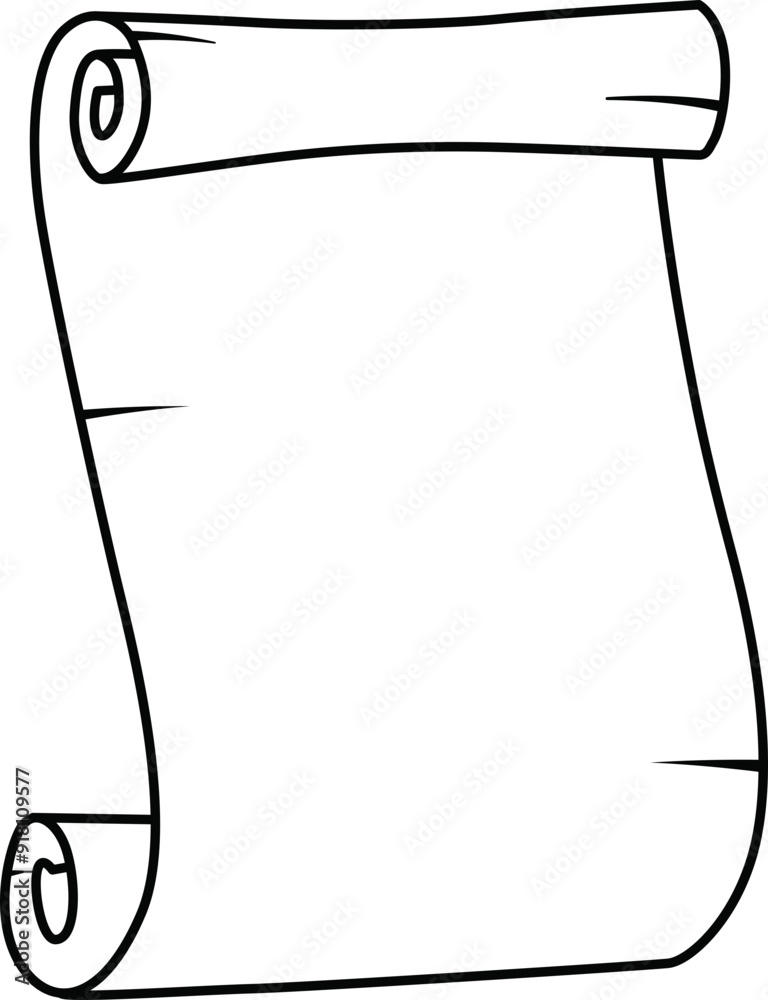 Scroll paper Cricut and Silhouette SVG file Scroll paper Cricut and Silhouette SVG file