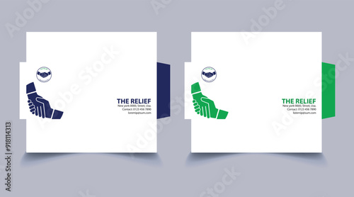 Envelop template design, Medical envelop, Office Envelop, A4 envelop