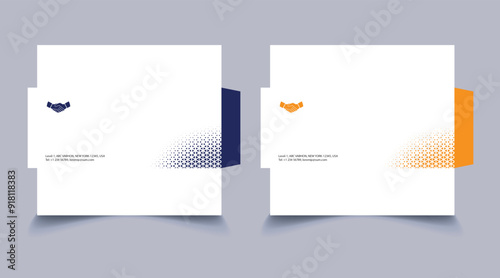 Envelop template design, Medical envelop, Office Envelop, A4 envelop