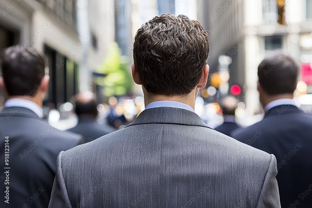 Group of Businessmen in Elegant Suits Standing Together - Corporate Teamwork and Partnership Concept Generative AI Group of Businessmen in Elegant Suits Standing Together - Corporate Teamwork and Partnership Concept Generative AI