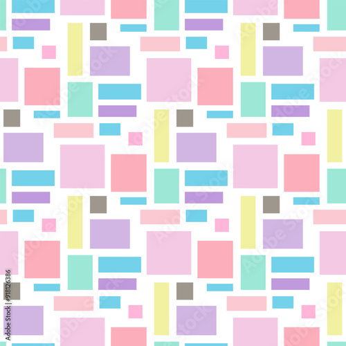 Cute pastel seamless pattern 