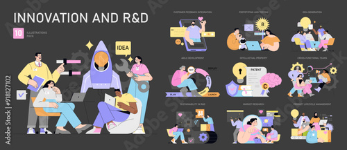 Innovation. Flat Vector Illustration