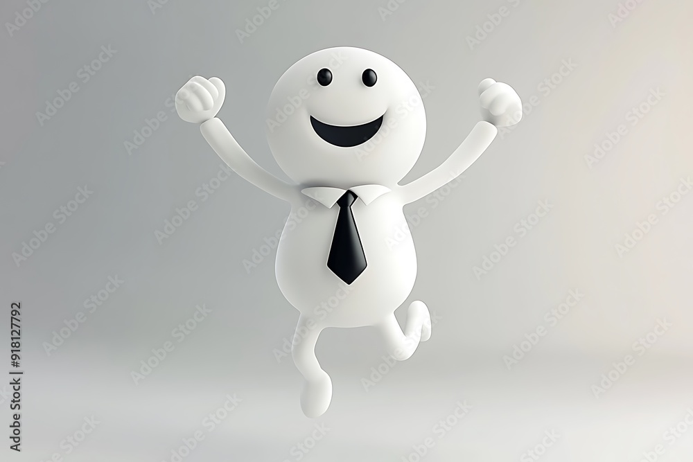 Illustration of man presenting empty space Illustration of man presenting empty space
