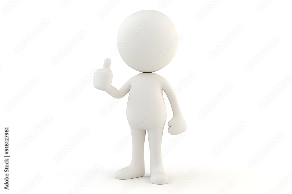 Illustration of man presenting empty space Illustration of man presenting empty space