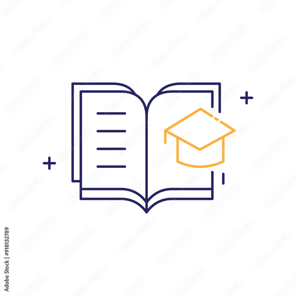 Skill Development Graphic Icon Design with Editable Stroke