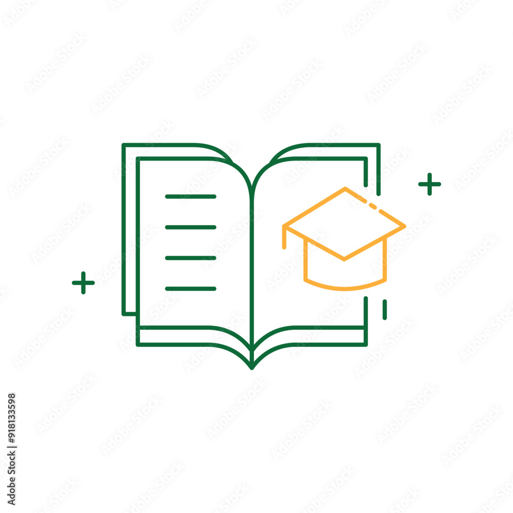 Academic Learning Vector Icon Design with Editable Stroke education, study, knowledge, growth, skills, Academic Learning Vector Icon Design with Editable Stroke education, study, knowledge, growth, skills,