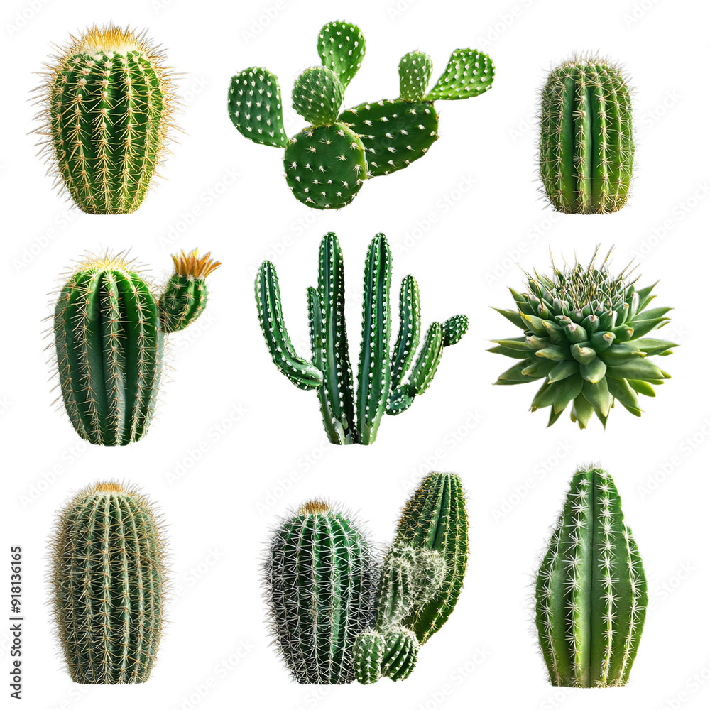 cactus isolated on white cactus isolated on white