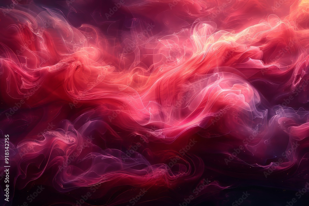 Crimson smoke swirling in a mysterious and abstract pattern. Generative AI Crimson smoke swirling in a mysterious and abstract pattern. Generative AI