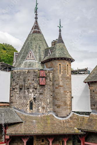 castell coch, wales photo