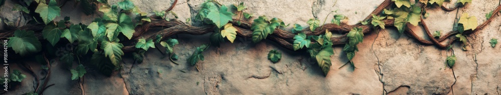 Obraz premium Vine and Branches Spiritual Concept Art: 'I am the Vine, You are the Branches' - John 15:5, Emphasizing Life, Connection, and Faith in Christian Design.