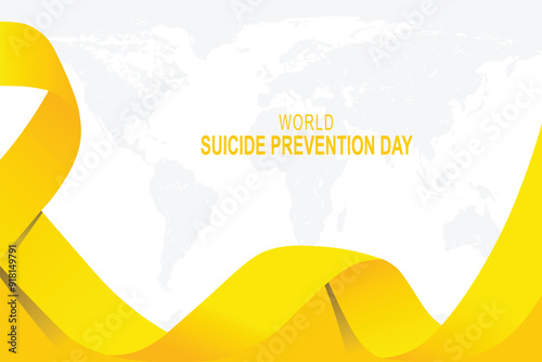 World Suicide Prevention Day background.
